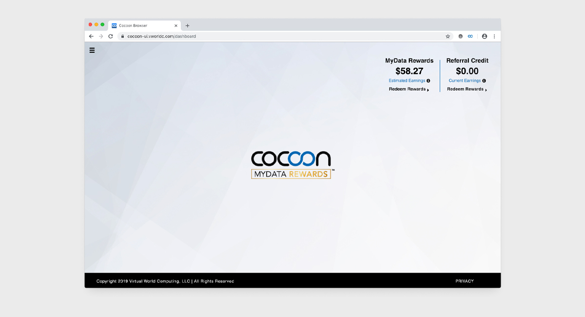 PhantomDesign_Cocoon_MyData_Rewards_Dashboard